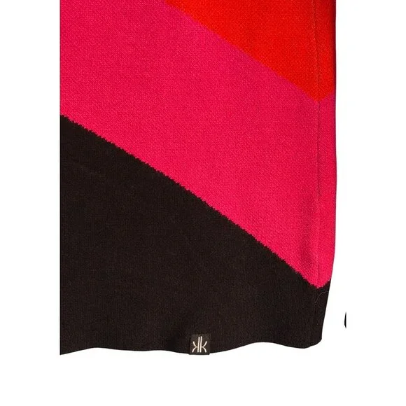 NWT Krimson Klover Cochran 1/4 Zip Sweater Black Color Block W's L MSRP$139 - Picture 12 of 14